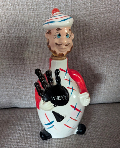 Vintage ceramic figural whisky - ceramic,
