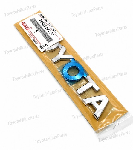 Toyota hilux tailgate badge - toyota,