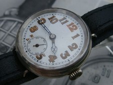 WW1 1917 military semi hermetic vintage trench watch general watch Co. movement