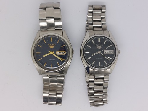 Lot vintage seiko 5 - of, 2