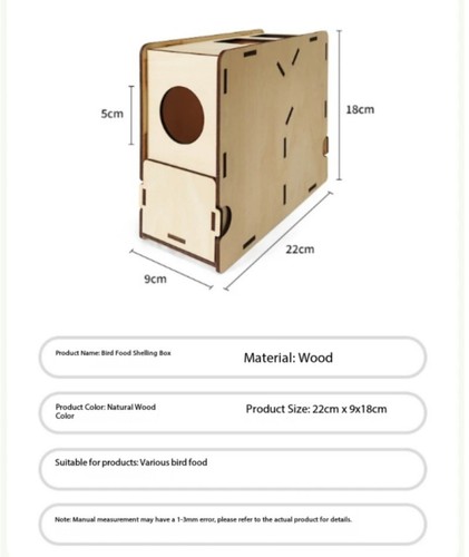 Parrot shell blower wooden - parrot,