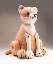 Dora Designs Tiddles The Fabric Cat Door stop 11" tall 1kg Feline Door Stay