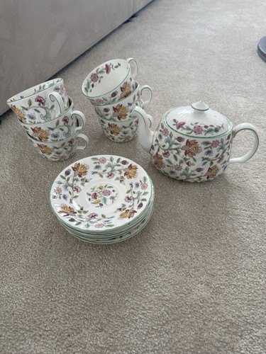 Minton haddon cup tea set - ,