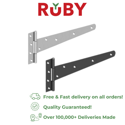 Tee hinges shed door - 2,