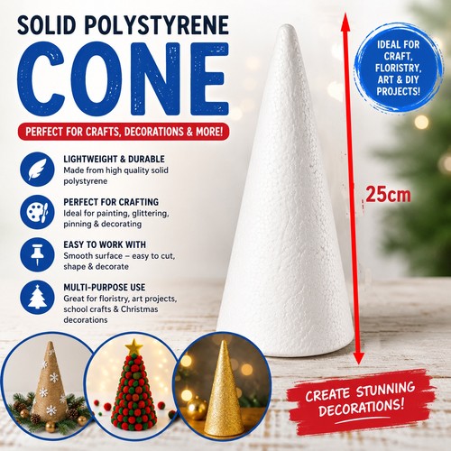 Solid 25cm polystyrene - solid,