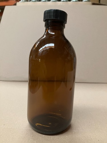 Round amber glass - amber, medicine