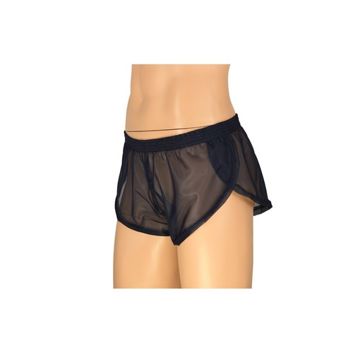Men see through navy blue - through,