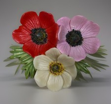 Handcrafted Resin Pink & Red