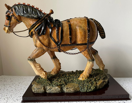 Vintage shire horse - vintage, ornament