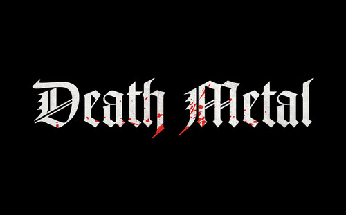Death metal old - metal, unworn