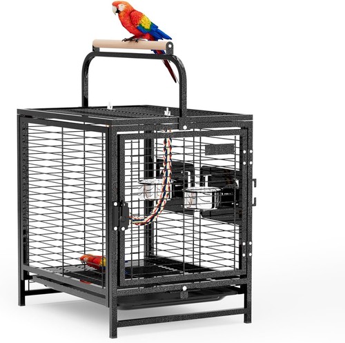 25in portable metal bird cage - metal,