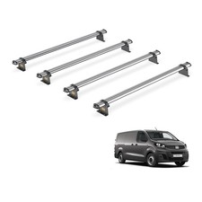 Fiat Scudo Roof Rack for 2022+ [Fits L2 Wheelbase] 4 Roof Bars - Van Guard Trade