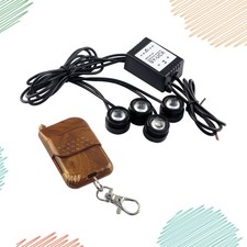  4 In 1 Kit DC 12V LED Eagle Eye Car Strobe Lights Reversing DRL White Lamp