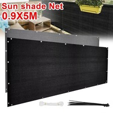 5M Privacy Garden Fence Panel Cover Balcony UV Protection Shade Screen UV-Proof