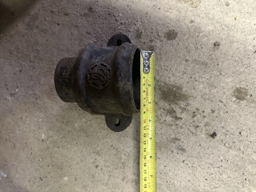 Cast iron gutter inch - cast,