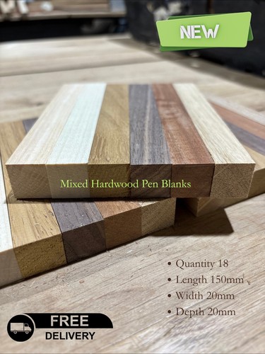 Mixed hardwood offcuts craft - hardwood, offcuts,