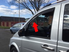 For Mercedes Vito/Viano W639 van 2003-2014 wind deflectors 2pc with 10pcs clips