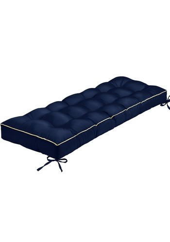 Outdoor bench cushion - outdoor, cushion,