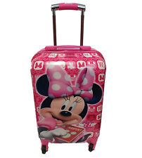 Minnie Mouse Children Holiday Travel Hard Shell Suitcase Luggage Trolley Bag
