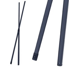 Gazebo X Cross Bar 79cm & 81cm Spare Parts for Pop Up Gazebo Frame - Grey