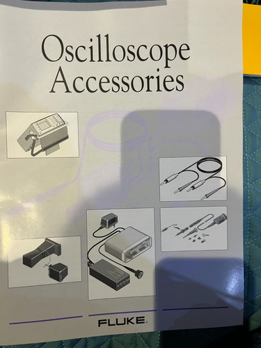 Fluke oscilloscope accessories - fluke,