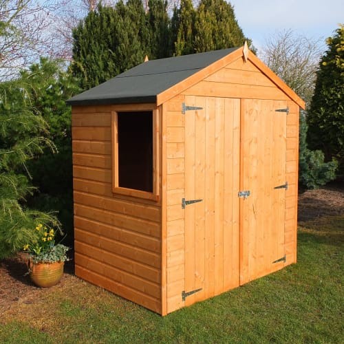 6x4 shire apex wooden shed - shire,
