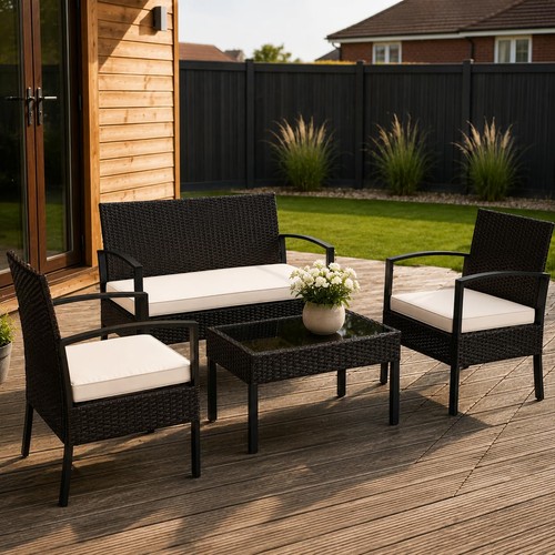 Piece rattan bistro - 4,