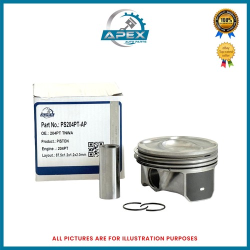 Piston with rings for - rings, ford