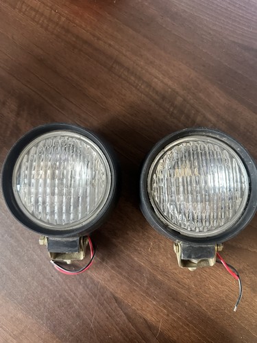 Pair round 126mm rubber - pair, 5"