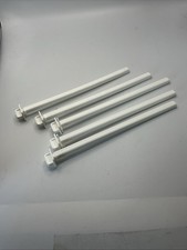 5 X Plastic Bird Cage Twist On Perches - New - Budgie - Finch - Cockatiel Etc