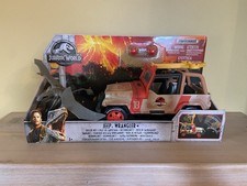 Jurassic Park World Matchbox Jeep Wrangler Rescue net Pterandon NEW