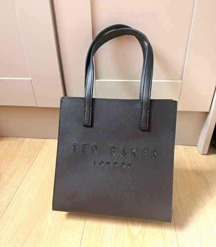 Ted baker black faux - baker, leather