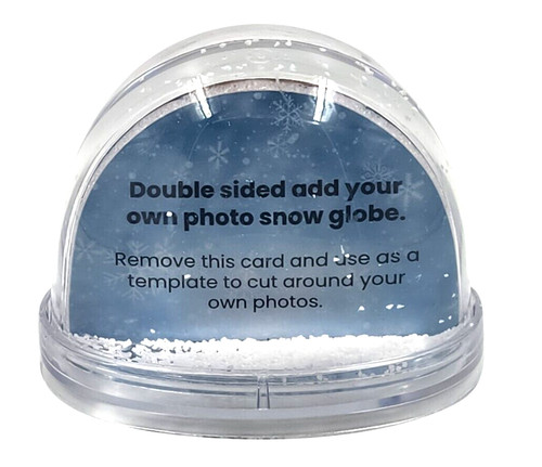 Christmas snow globe - snow, insert