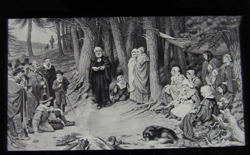 Glass magic lantern slide the - glass,