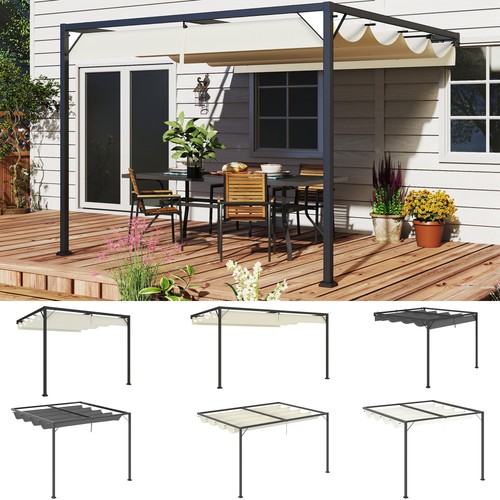 Outdoor lean pergola - outdoor,