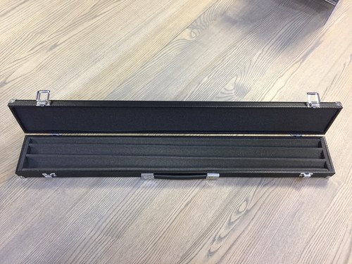 Black pool snooker cue case - pool,
