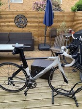 Giant Trinity Carbon Bike, Large, Drop Handle Bars + TT Handlebars