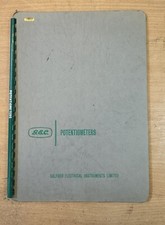 G.E.C. Potentiometers  May