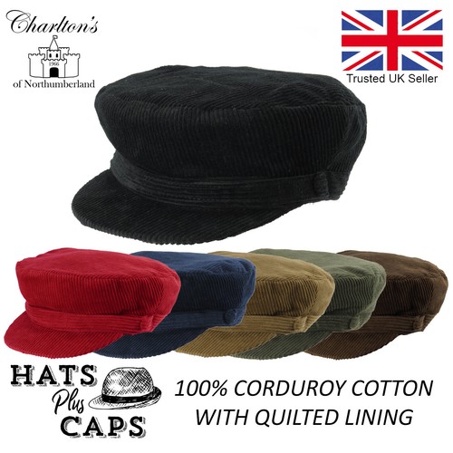 Cord mariner cap fiddler hat - fiddler,