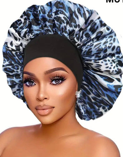 Leopard print bonnet for women - leopard,