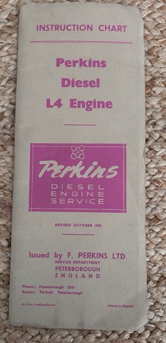 Perkins diesel engine - l4,