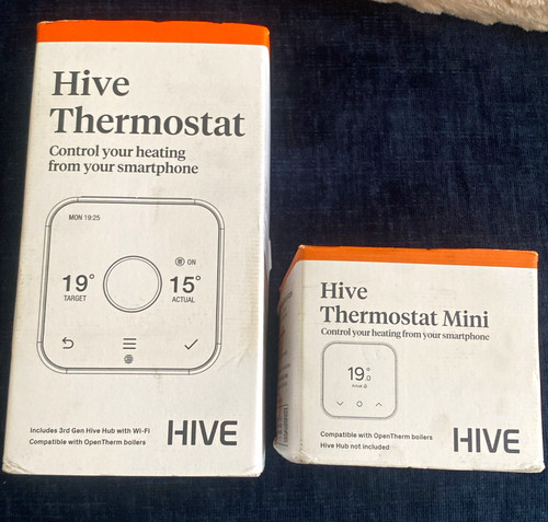 Hive thermostat - thermostat, +