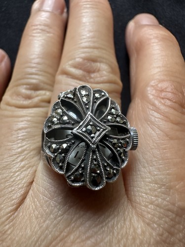 Rare 925 silver marcasite - 925,