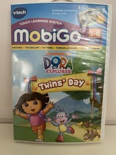 V-TECH MOBIGO DORA THE EXPLORER TWINS DAY 3-6 YEARS TOUCH LEARNING