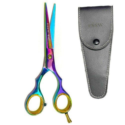 Barber scissors leather - scissors,
