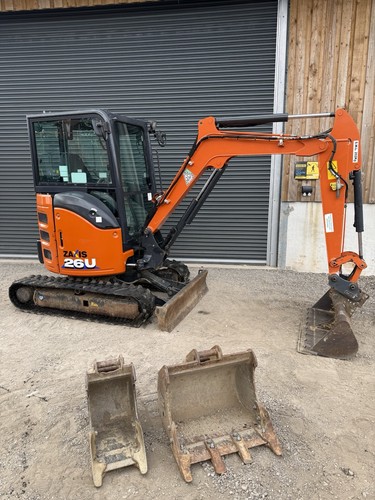 Hitachi zx26u mini digger - hitachi,