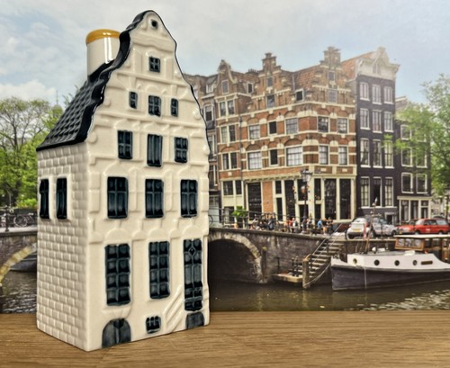 Klm bols delft - blue, miniature