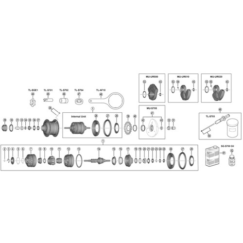 Shimano spares bicycle cycle - shimano,