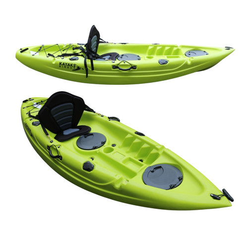 Green sit top kayak 2 - sit, 2.65m