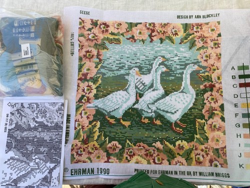Ehrman tapestry kit - ehrman, geese